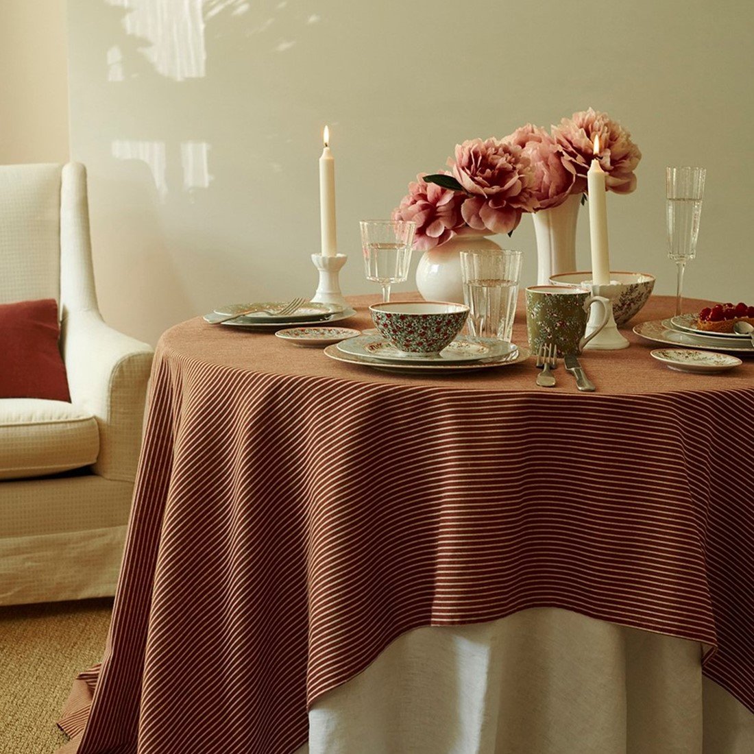 Laura Ashley Giftset 4 Plates 26 cm .