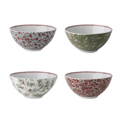 Laura Ashley Giftset 4 Kommen 13 cm