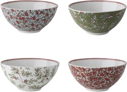 Laura Ashley Giftset 4 Kommen 13 cm