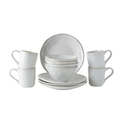 Dutch Rose Set 12 Delig Servies Wit