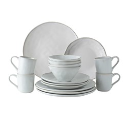 Dutch Rose Set 16 Delig Servies Wit