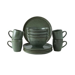 Laura Ashley Set 12 Pcs Tableware Green