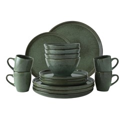 Laura Ashley Set 16 Pcs Tableware Green