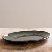 Dutch Rose Oval dish 40x28 cm Green -4