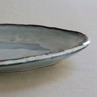 Dutch Rose Oval dish 40x28 cm Blue-3