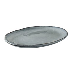 Ovale schaal 40x28 cm Blauw