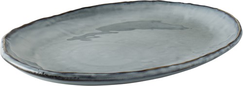 Dutch Rose Ovale schaal 40x28 cm Blauw