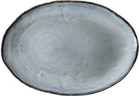 Dutch Rose Ovale schaal 40x28 cm Blauw-2