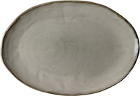 Dutch Rose Ovale schaal 40x28 cm Creme-2