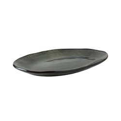 Ovale schaal 34x23 cm Groen