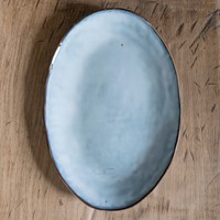Dutch Rose Oval dish 34x23 cm Blue-3
