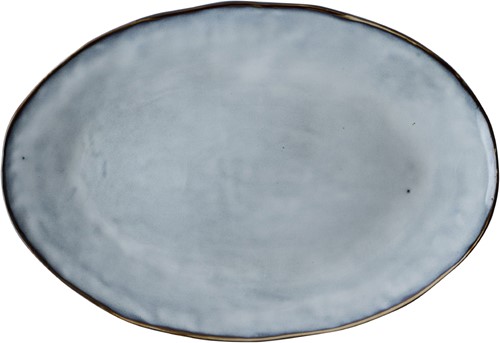 Dutch Rose Oval dish 34x23 cm Blue-2