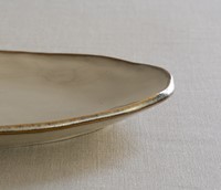 Dutch Rose Oval dish 34x23 cm Cream-1