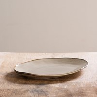 Dutch Rose Oval dish 34x23 cm Cream-3