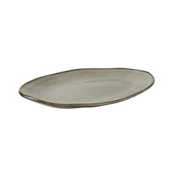 Ovale schaal 34x23 cm Creme