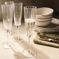 Laura Ashley Giftset 4 Glass Champagne Clear 52 cl.-3