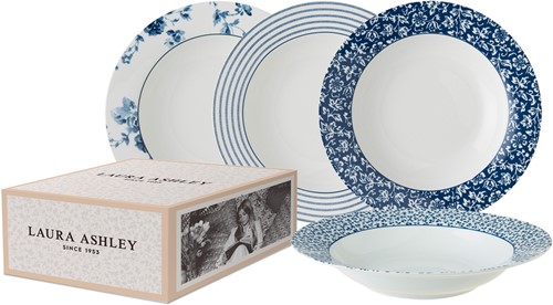 Laura Ashley Giftset 4 Borden Diep 22 cm Assorti