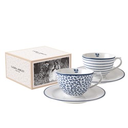 Laura AShley Giftset 2 Kop en schotels 26 cl. Assorti