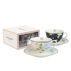 Laura Ashley Giftset 2 Kop en schotels 26 cl. Assorti