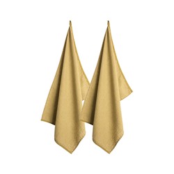 Laura Ashley Set 2 Theedoeken Daniela Oil Geel Streep