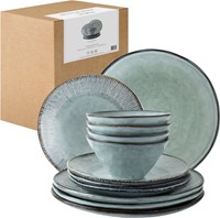 Dutch Rose Giftset 12 Delig Servies Blauw-4