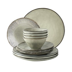 Dutch Rose Giftset 12 Delig Servies Creme