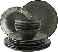 Dutch Rose Giftset 12 Delig Servies Groen