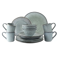 Giftset 16 Delig Servies Blauw