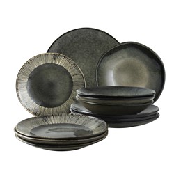 Dutch Rose Giftset 12 Delig Servies Groen