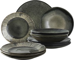 Giftset 12 Delig Servies Groen