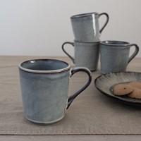 Giftset 4 Mugs Blue 39 cl. Dutch Rose Organic-2