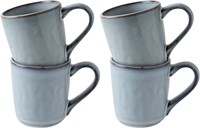 Giftset 4 Mugs Blue 39 cl. Dutch Rose Organic
