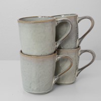 Giftset 4 Mugs Creme 39 cl. Dutch Rose Organic-1