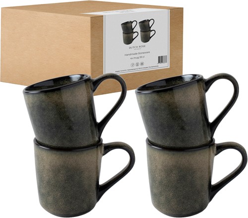 Dutch Rose Giftset 4 Bekers Groen 39 cl.-2