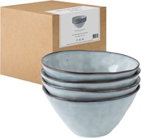 Giftset 4 Bowls 14cm Blue Dutch Rose Organic-2