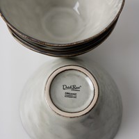 Dutch Rose Giftset 4 kommen 14 cm Creme-7