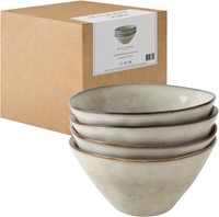 Dutch Rose Giftset 4 kommen 14 cm Creme-2