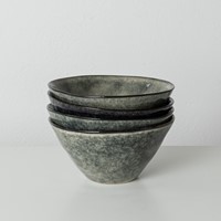 Giftset 4 Bowls 14cm Green Dutch Rose Organic-1