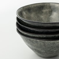 Giftset 4 Bowls 14cm Green Dutch Rose Organic-3