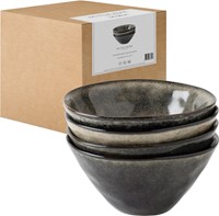 Giftset 4 Bowls 14cm Green Dutch Rose Organic-6