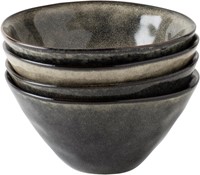 Giftset 4 Bowls 14cm Green Dutch Rose Organic