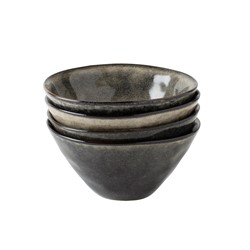 Giftset 4 Bowls 14cm Green Dutch Rose Organic