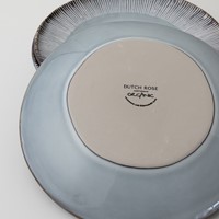 Giftset 4 Plates 21,5cm Blue Dutch Rose Organic-3