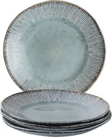 Giftset 4 Plates 21,5cm Blue Dutch Rose Organic