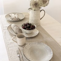 Giftset 4 Plates 21,5cm Creme Dutch Rose Organic-9