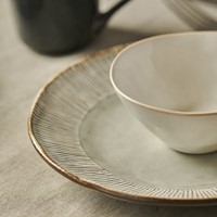 Giftset 4 Plates 21,5cm Creme Dutch Rose Organic-7