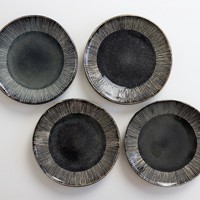 Giftset 4 Plates 21,5cm Green Dutch Rose Organic-1