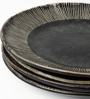 Giftset 4 Plates 21,5cm Green Dutch Rose Organic-4