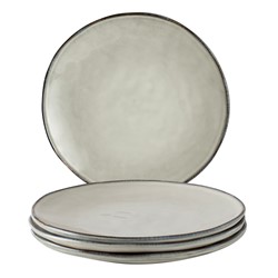 Giftset 4 Plates 26,5cm Creme Dutch Rose Organic