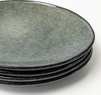 Giftset 4 Plates 26,5cm Green Dutch Rose Organic-3